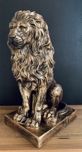 Figur löwe gartenfigur - figur, 55